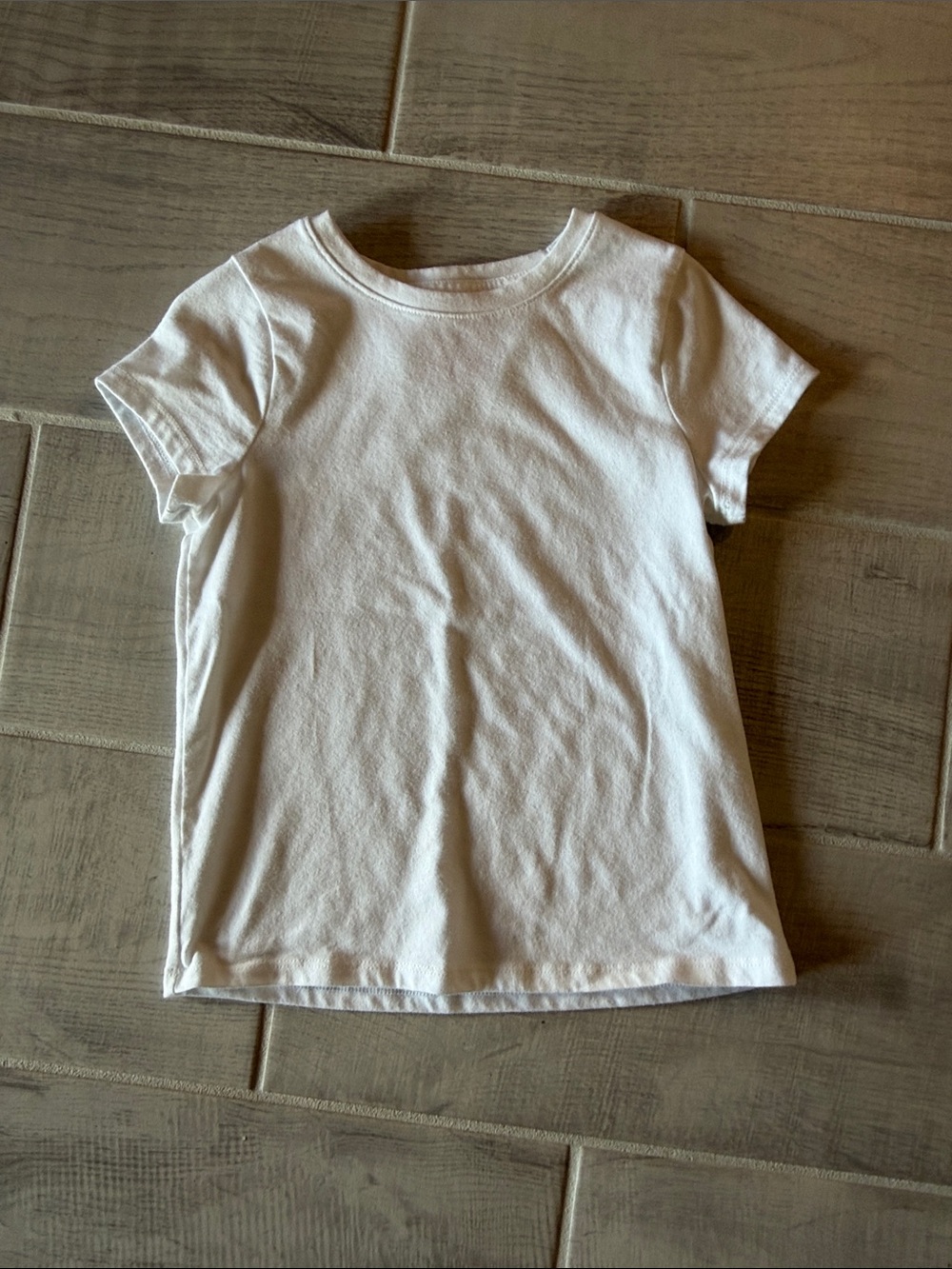Cat & Jack White Short Sleeve Crewneck Tee